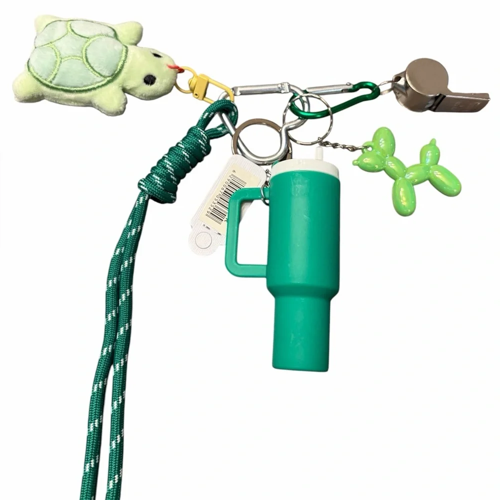 Green Junk Charm Bag Charm NWOT